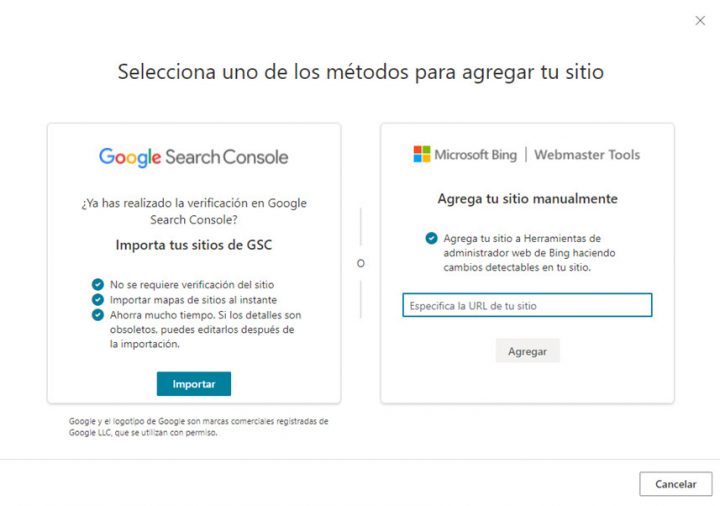 Vladimir Lugo: 5 trucos de SEO para mejorar el tráfico de tu sitio web: método para agregar sitio web en Bing Webmasters