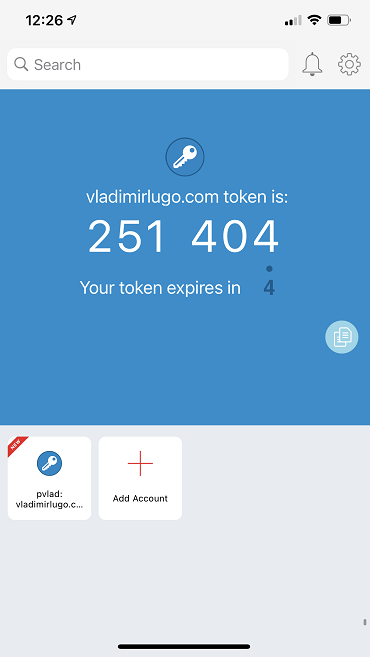 Vladimir Lugo: 7 methods to enhance the security of your website: Get six-digit login code in Authy